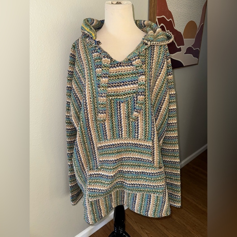 EL PASO SADDLEBLANKET Baja Pullover, Hoodie size XL
